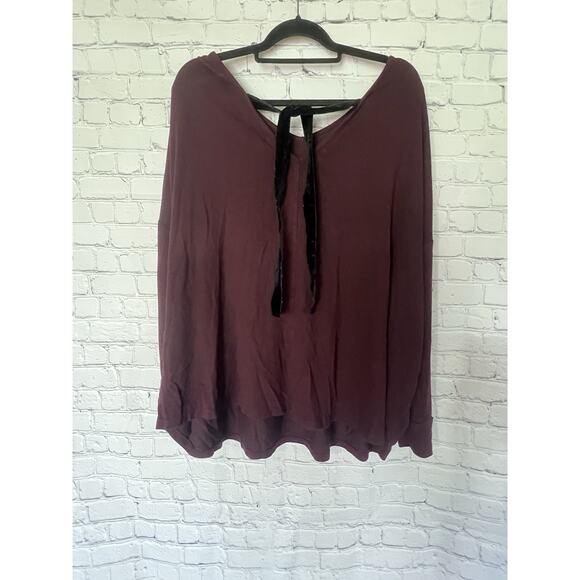 Maurice’s Plus Size Maroon Blouse Size 3x - Picture 3 of 3